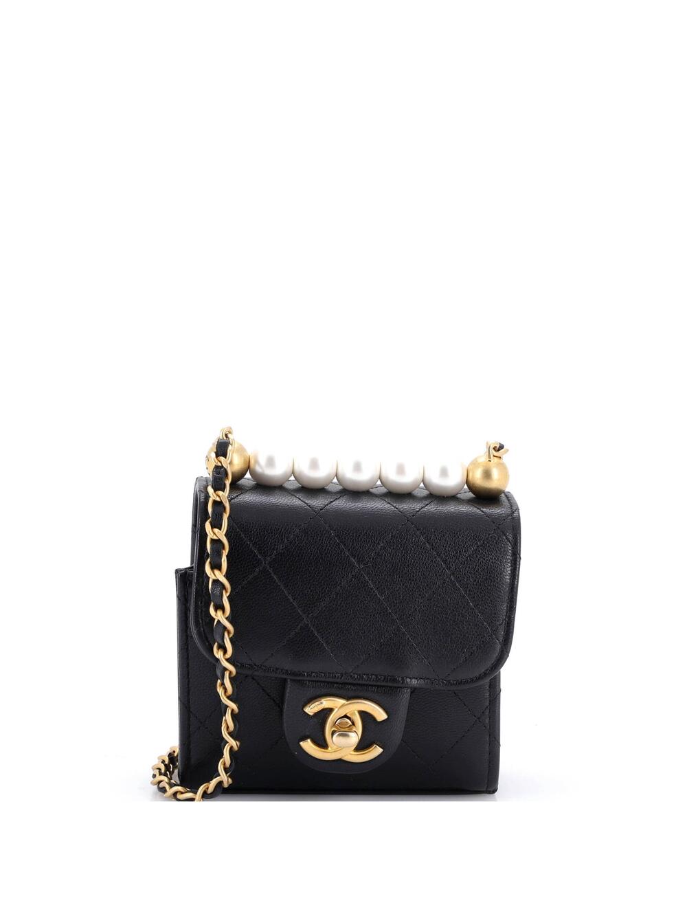 Chanel Chic Pearls Flap Clutch With #260692C22B